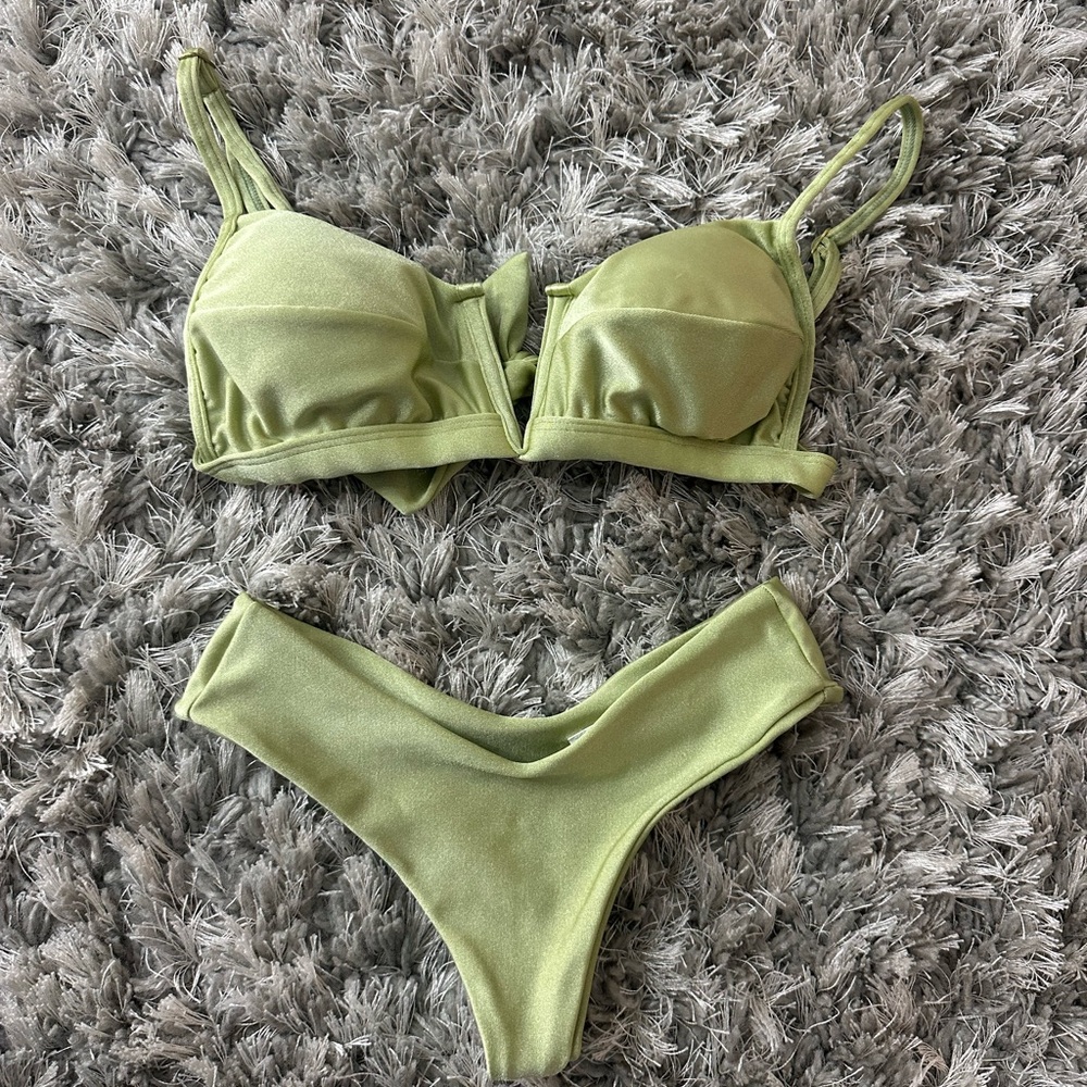 Stylish Green Bikini Set